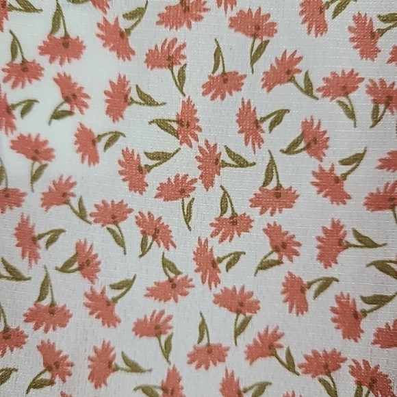 NEW Inmod Los Angeles Women's Folksong Floral Top in Coral Size Medium - Picture 9 of 11